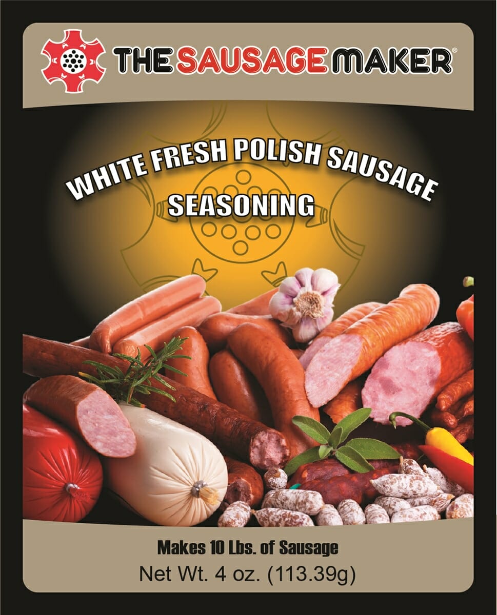 White Fresh Polish Sausage Seasoning 4oz. - View 1