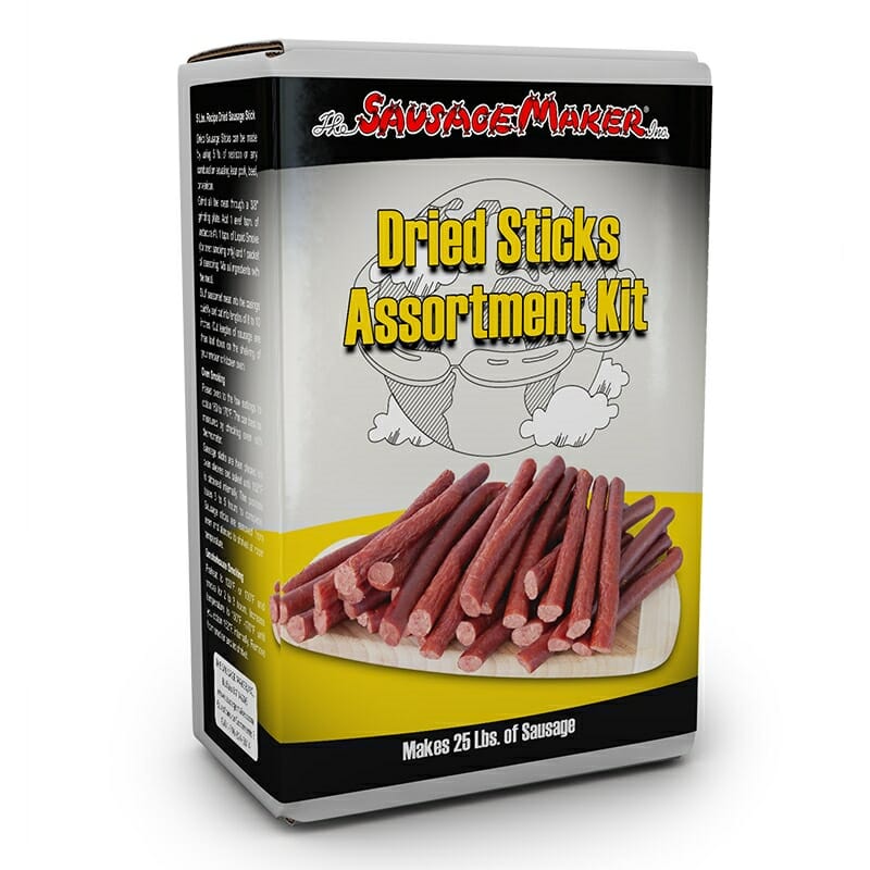 Dried Sausage Sticks Assortment Kit with 19mm Casings - View 1