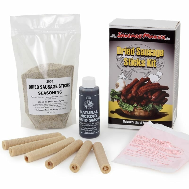 Dried Sausage Sticks Kit with 19mm Collagen Casings - View 1