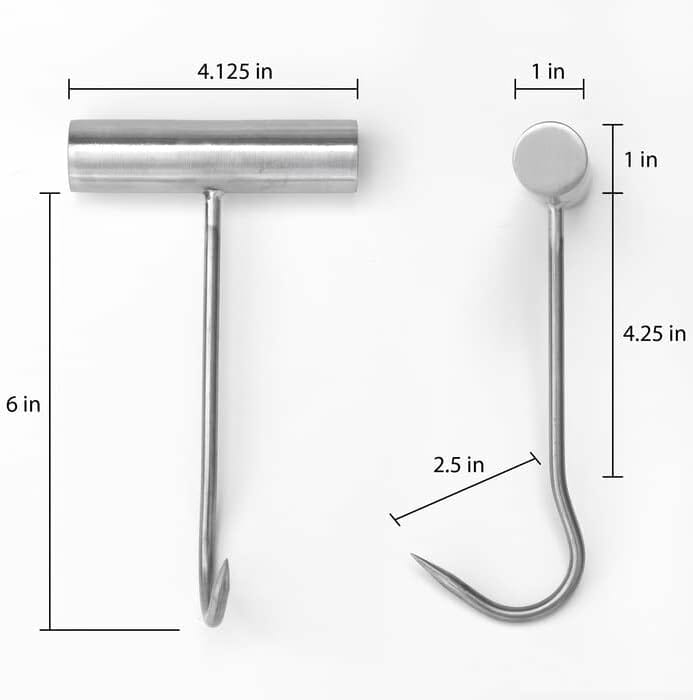 Stainless Steel T-Handle Hook - View 3
