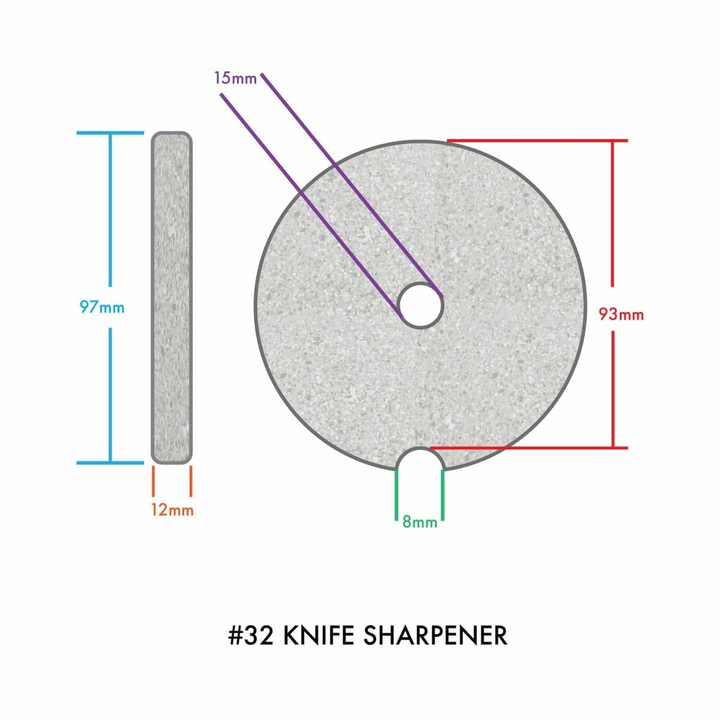 #32 Meat Grinder Knife & Plate Sharpening System, COARSE - View 5