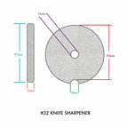 #32 Meat Grinder Knife & Plate Sharpening System, COARSE - View 5