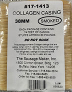 Smoked Collagen Casings 38mm - View 2