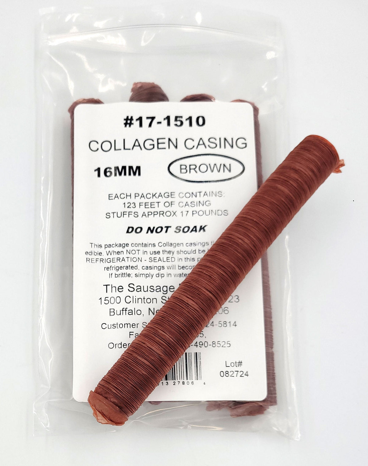Mahogany Collagen Casings 16mm - View 2