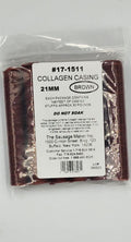 Mahogany Collagen Casings 21mm - View 1