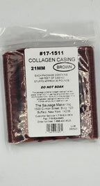 Mahogany Collagen Casings 21mm - View 1