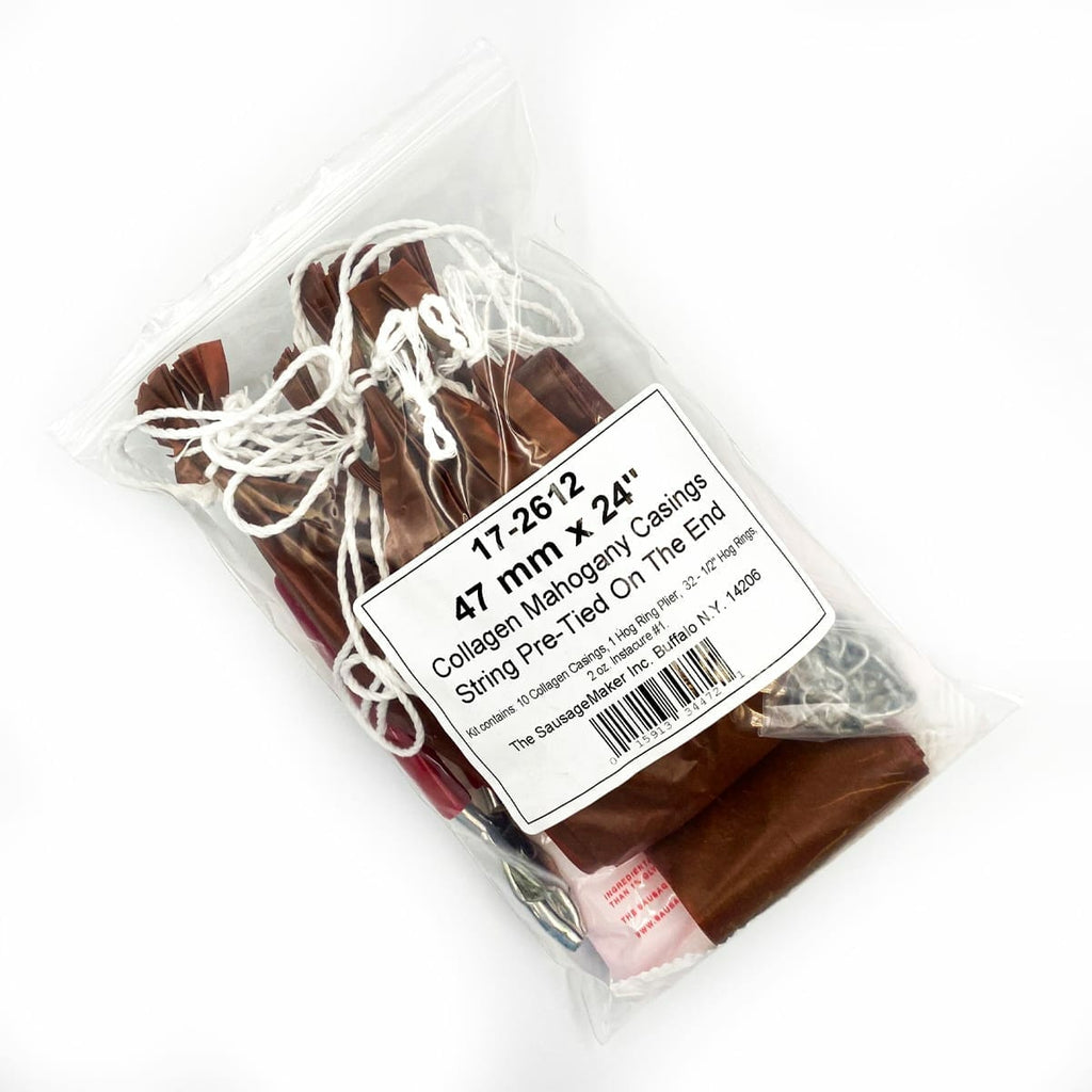 47mm x 24  Mahogany Collagen Casing Kit - View 2