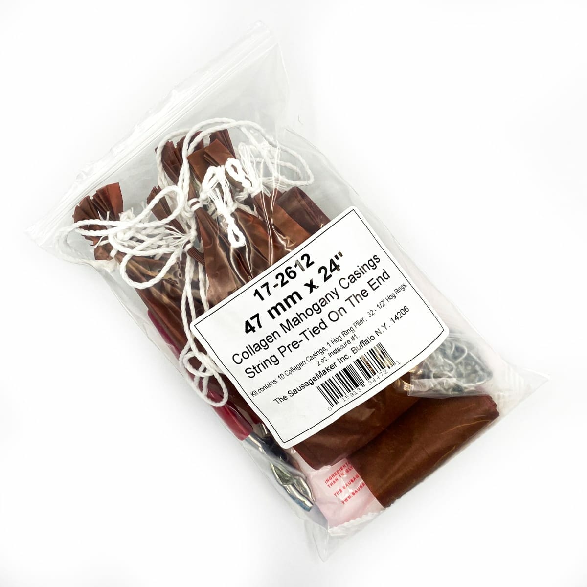 47mm x 24  Mahogany Collagen Casing Kit - View 2