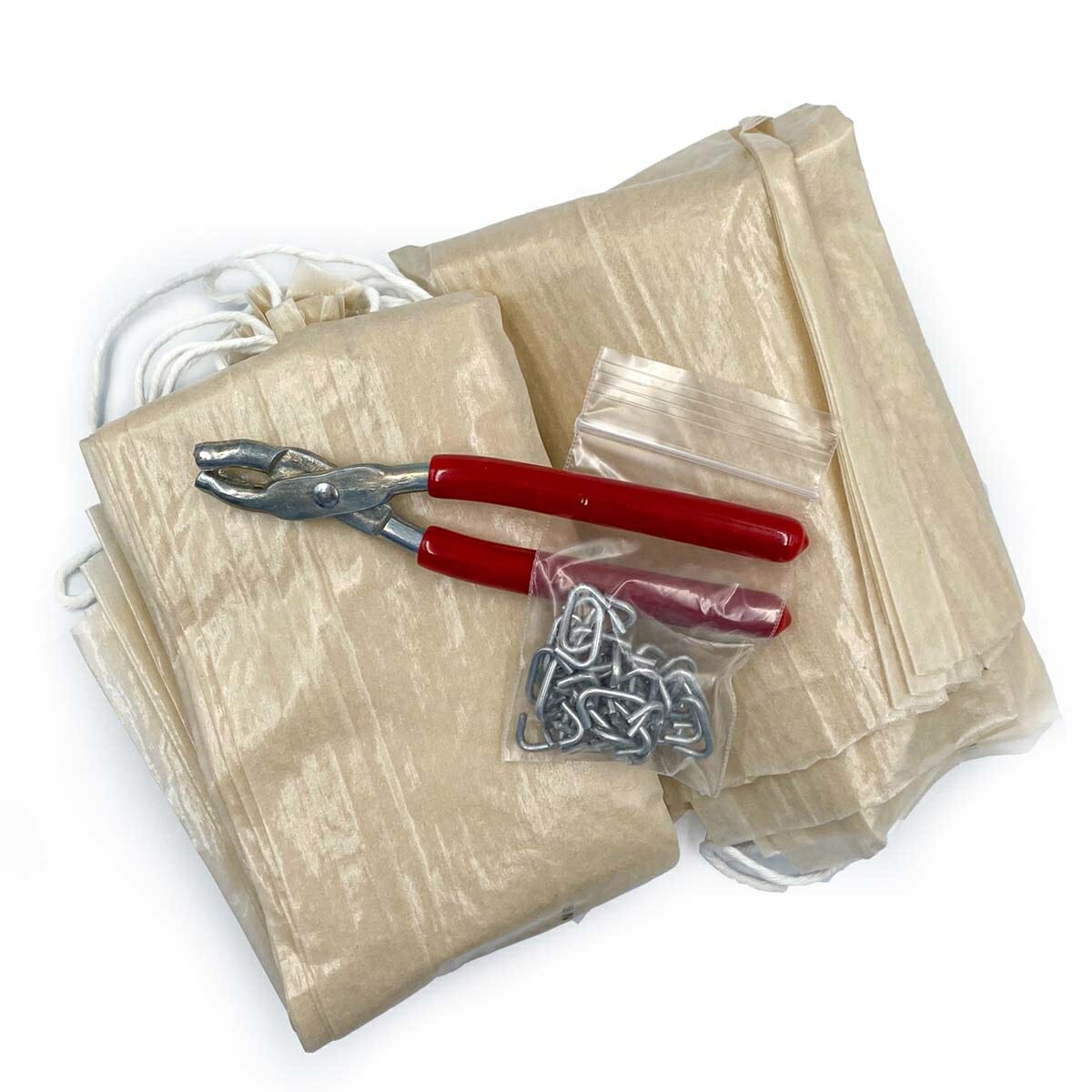 61mm Clear Protein Coated Fibrous Casing Kit - View 1