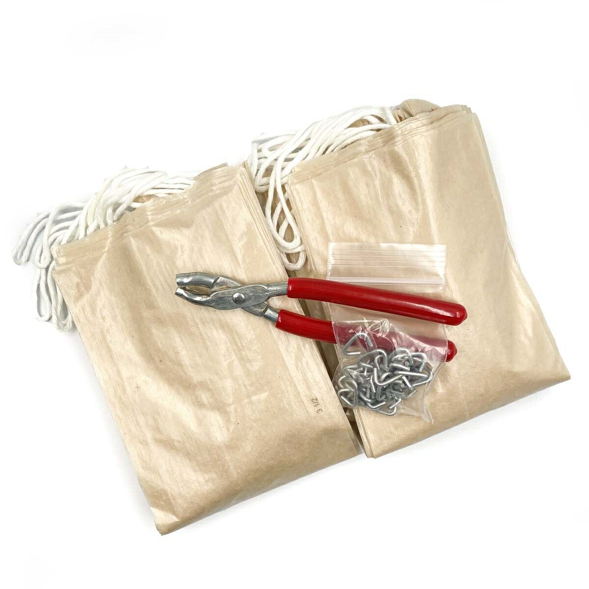 76mm Clear Protein Coated Fibrous Casing Kit - View 1