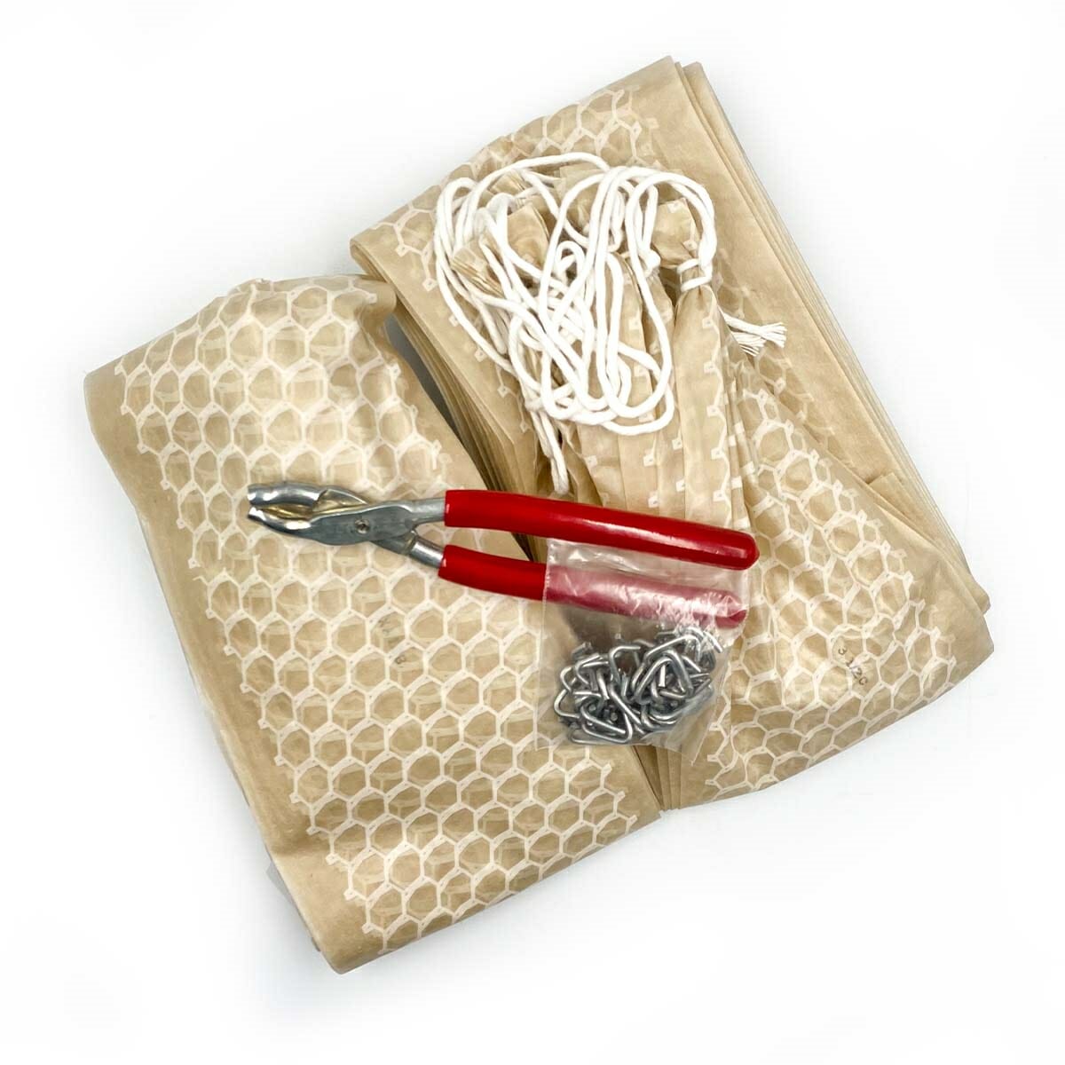 76mm Clear Protein Coated String Effect Fibrous Casing Kit - View 1