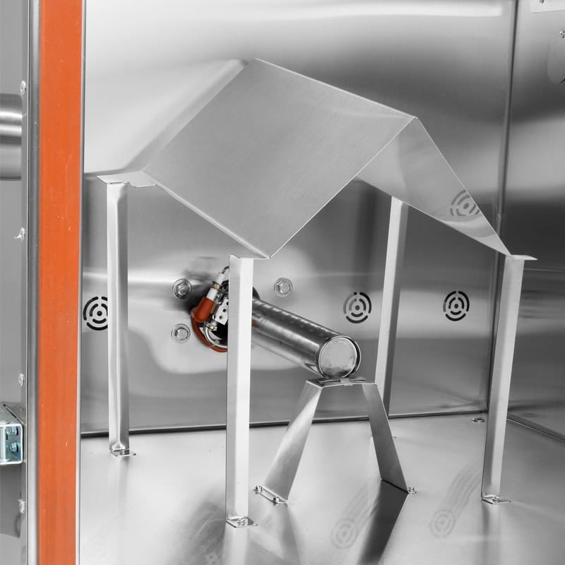 100 lb. Stainless Steel Gas Smoker - View 10