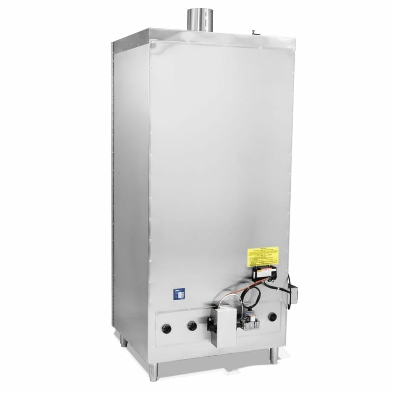 100 lb. Stainless Steel Gas Smoker - View 4