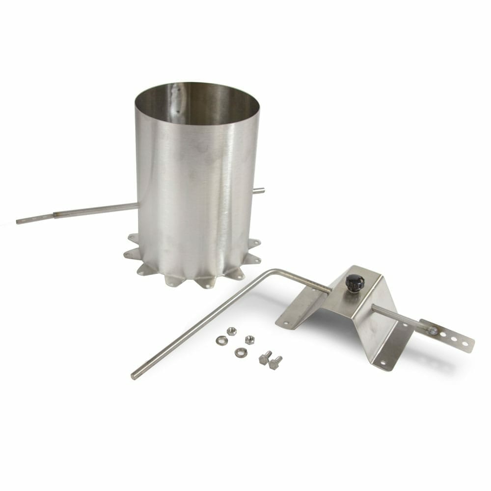 6  Smoke Stack with Damper for 100 lb. Smokers - View 3