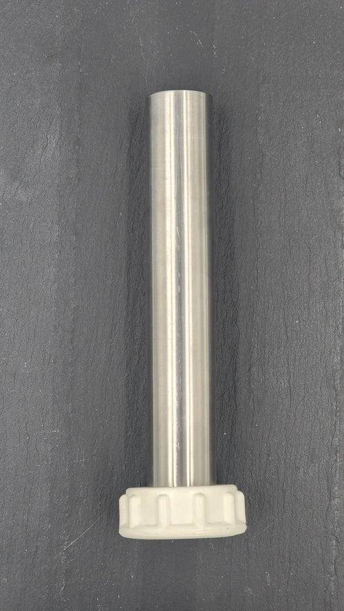 1 1/4  Stainless Steel Stuffing Tube for 5lb. Stuffers with locknut - View 2