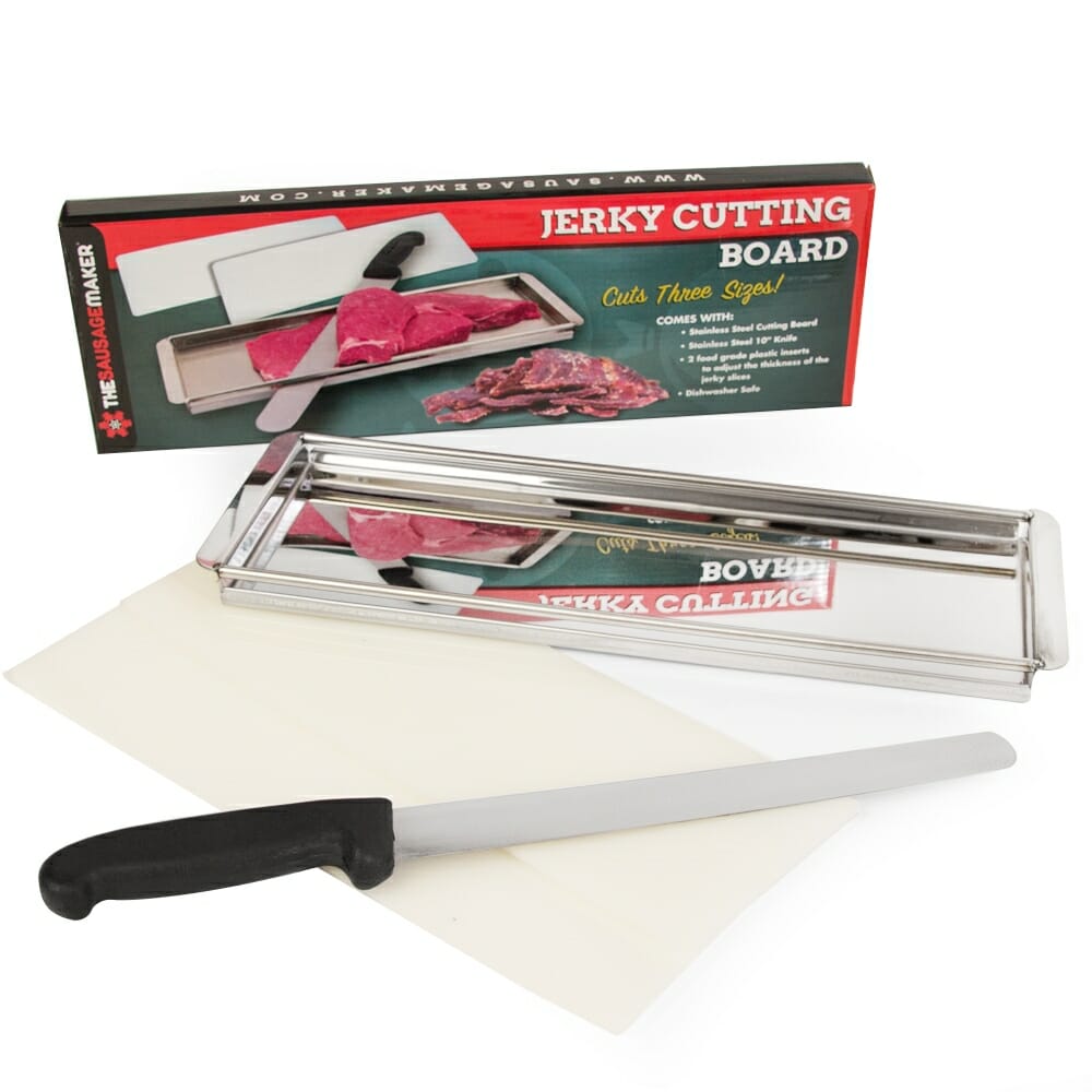 Jerky Cutting Board with Knife - View 1