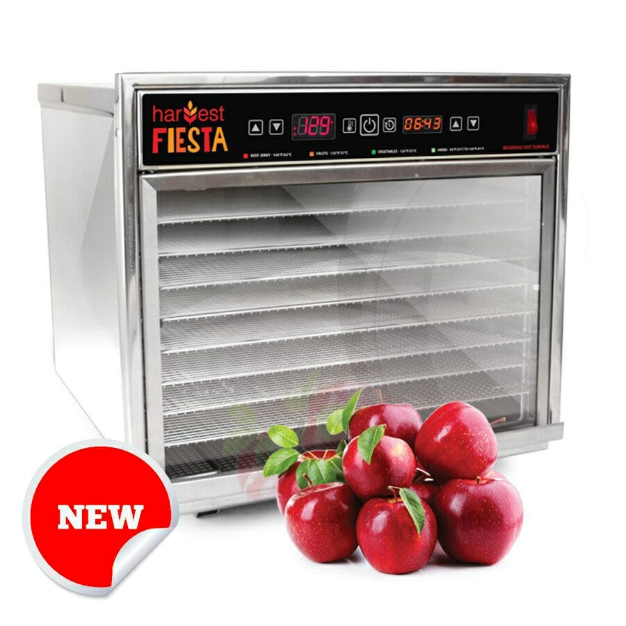 Harvest Fiesta 8 Tray Digital Food Dehydrator with S/S Shelves - View 1