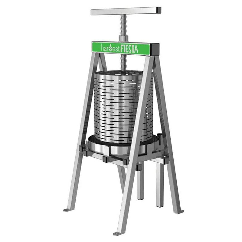 15L Stainless Steel Fruit and Wine Press - View 1