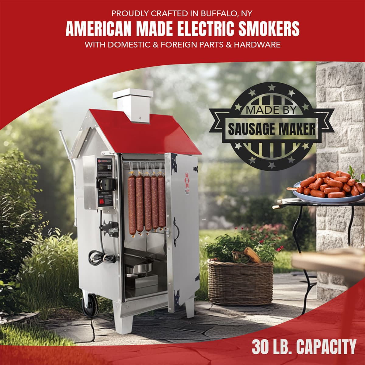 Electric Smokers - Large 30 Lb. Capacity - View 2