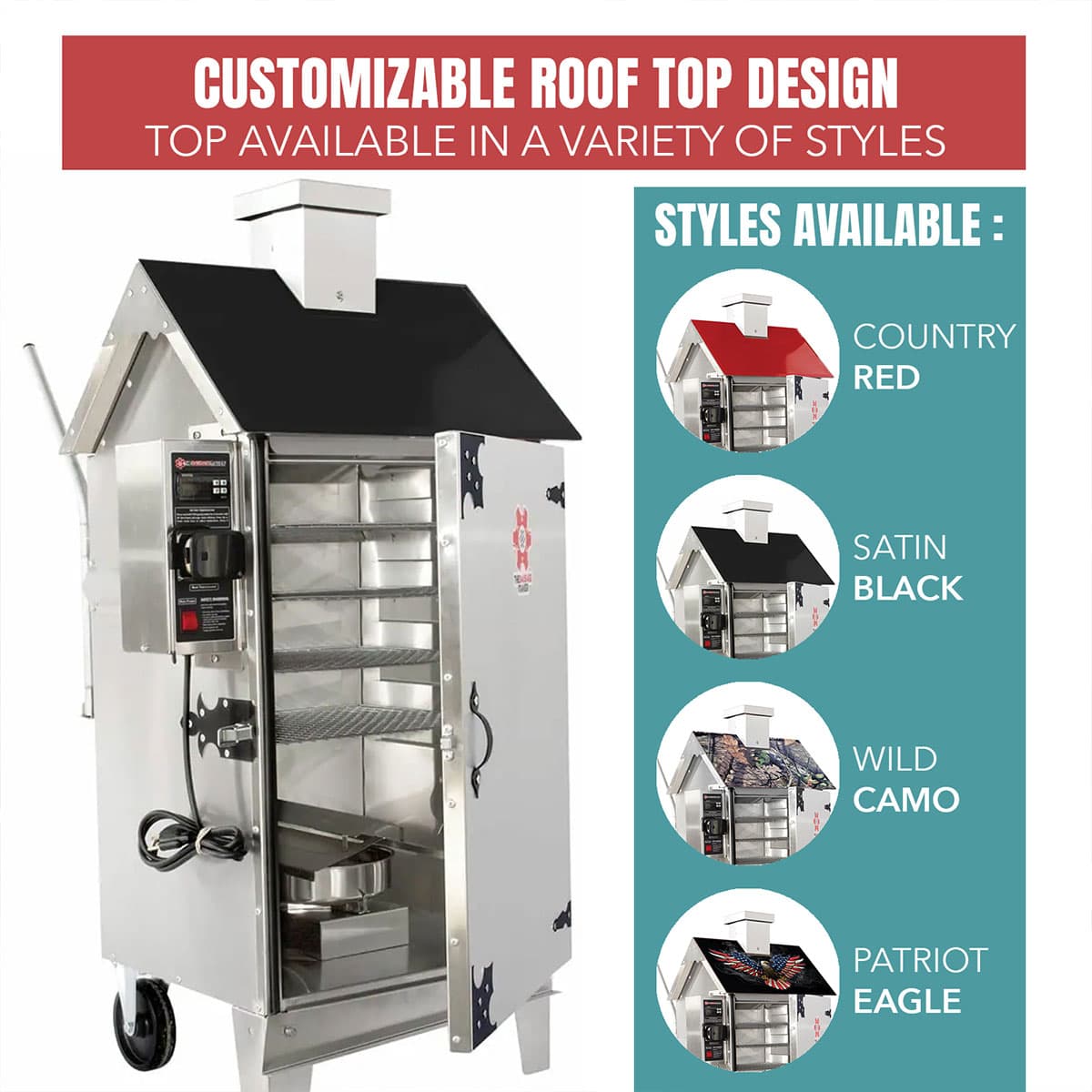 Electric Smokers - Large 30 Lb. Capacity - View 6