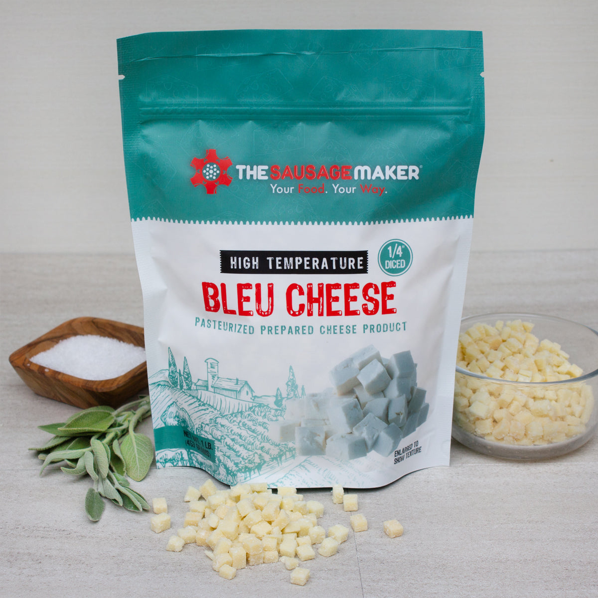 High Temp Bleu Cheese 1lb - View 3