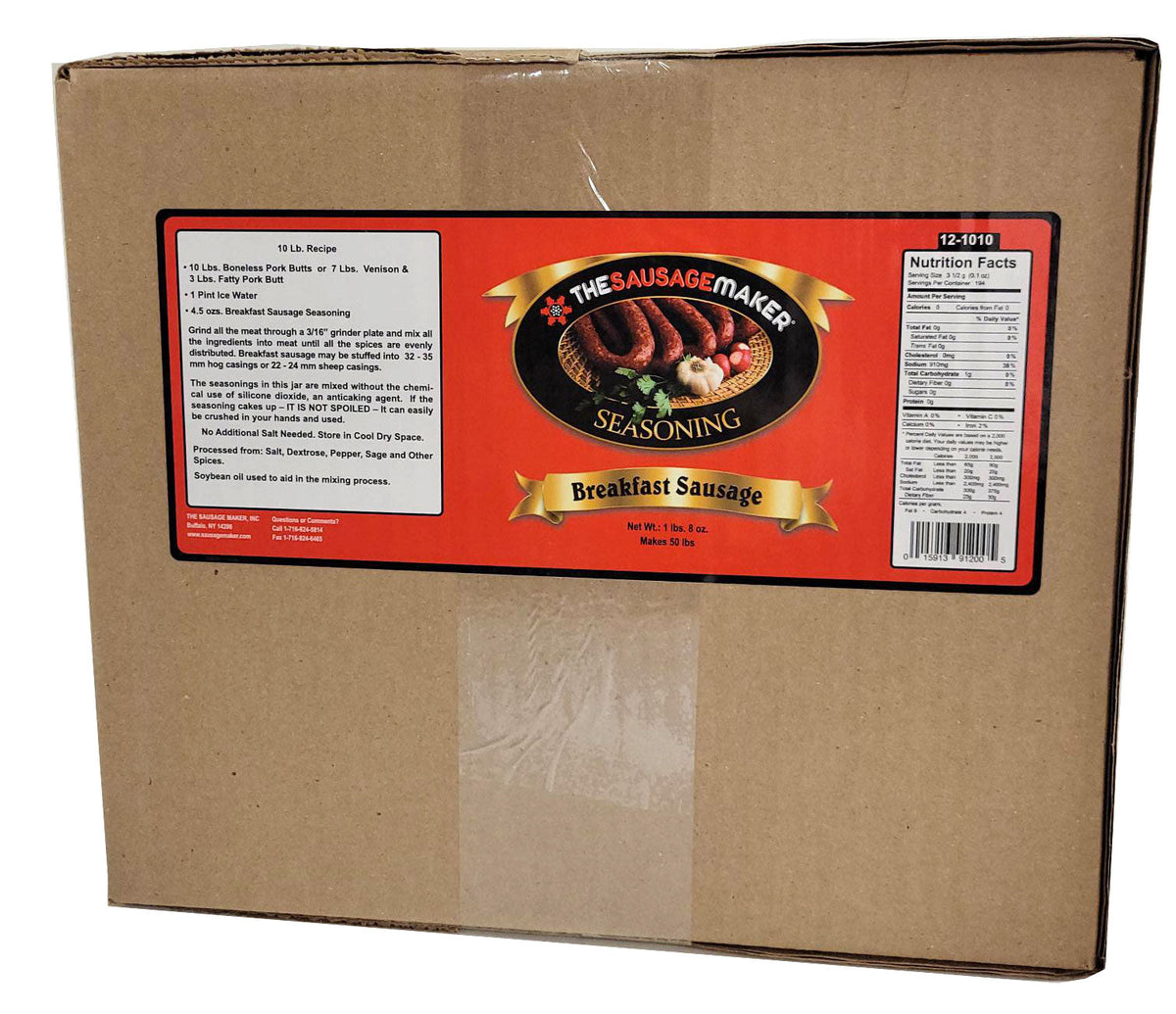 Breakfast Sausage Seasoning 25 lbs. Bulk - View 2