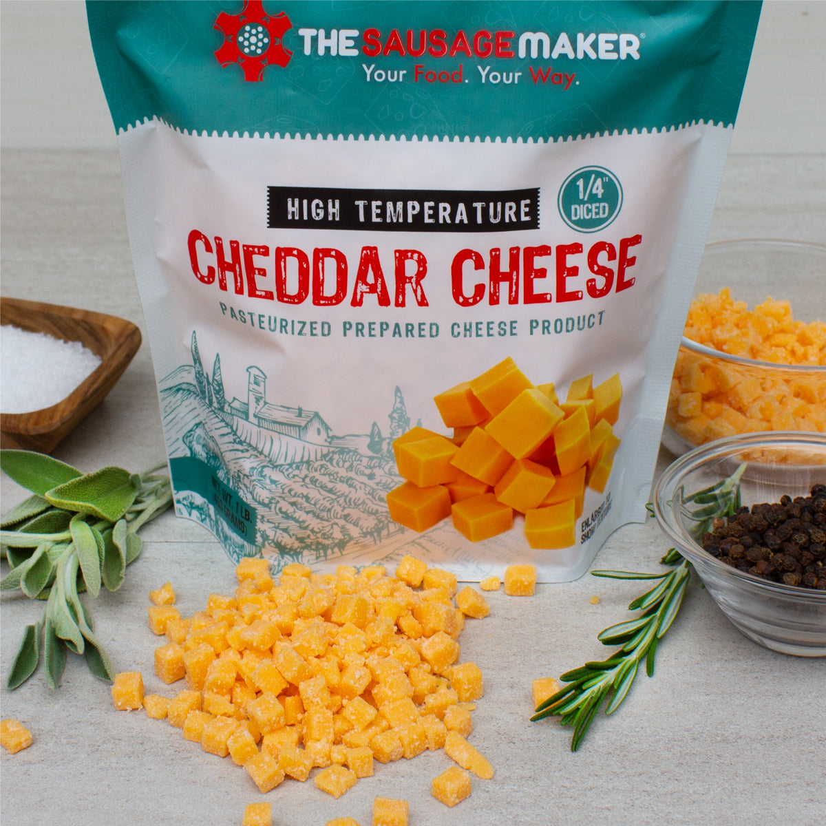 1 lb High Temp Cheese 2 Pack - View 7