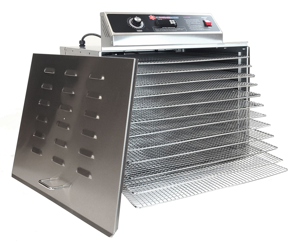 D-12 Food Dehydrator with Stainless Steel Shelves - View 2