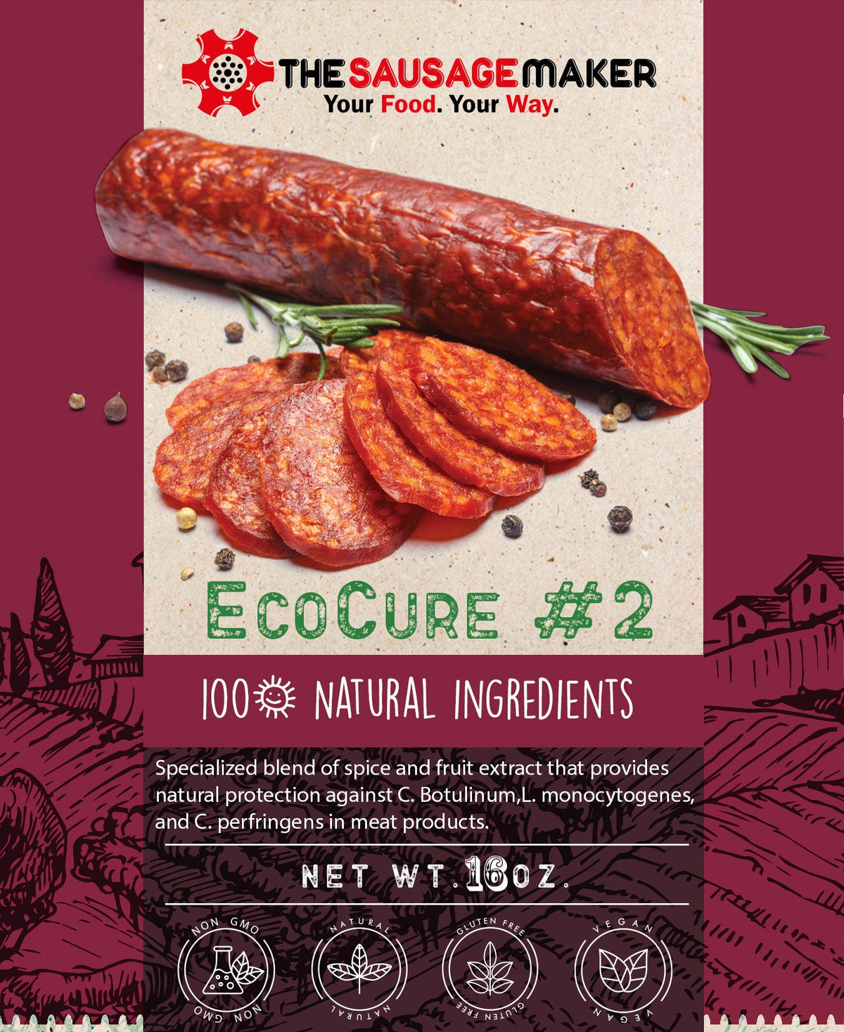 EcoCure #2 - 16oz - View 1