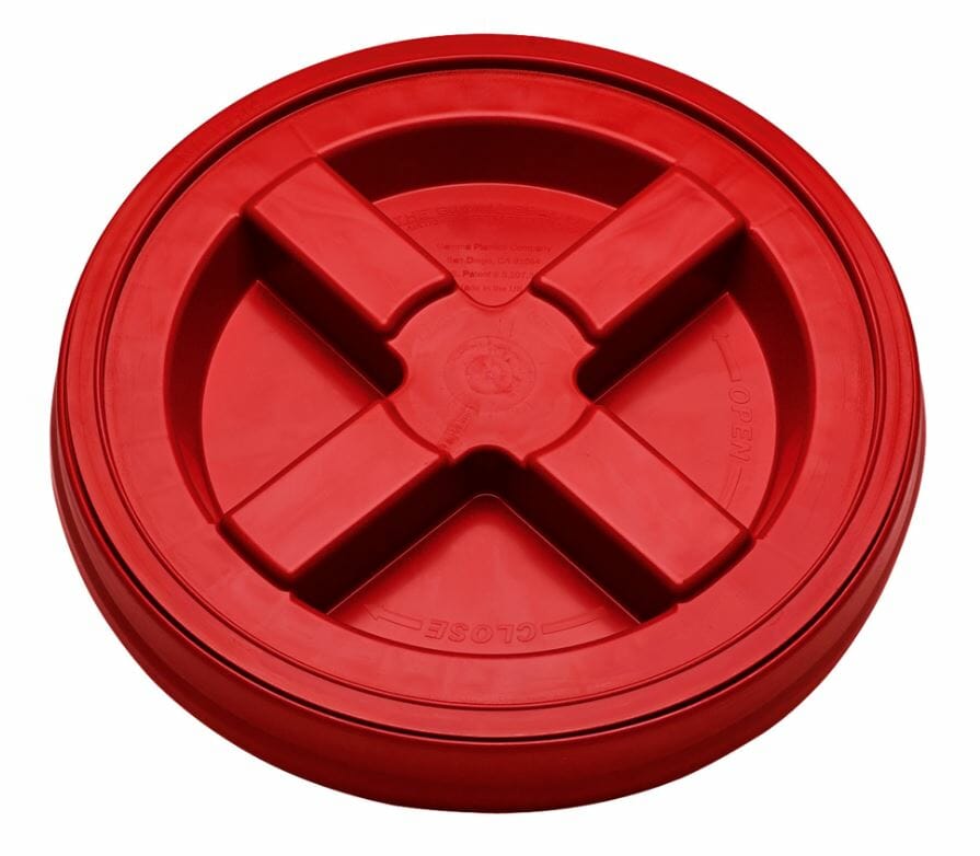 Red Gamma Seal Lid - View 3
