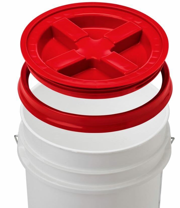 Red Gamma Seal Lid - View 2