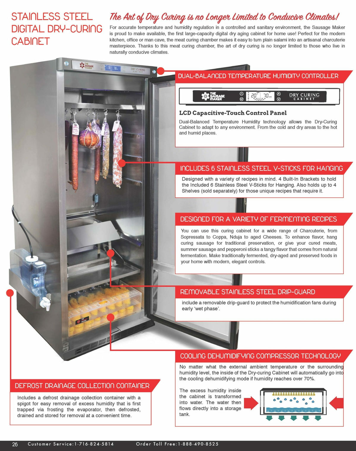 Stainless Steel Digital Dry Curing Cabinet - View 2