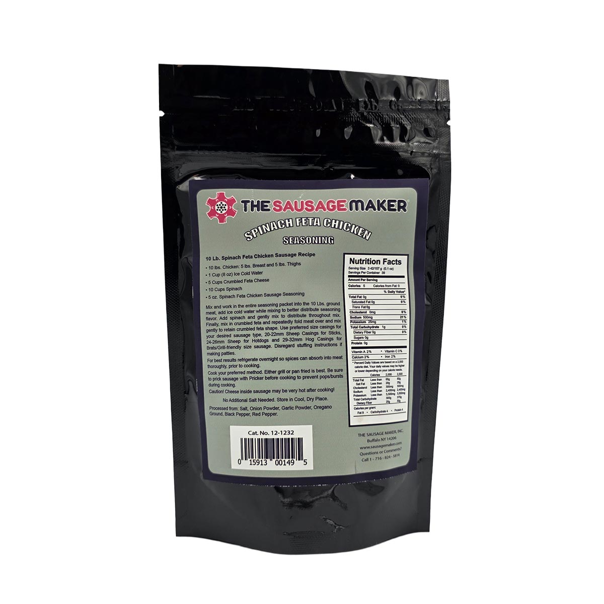 Spinach Feta Chicken Sausage Seasoning, 5 oz. - View 3