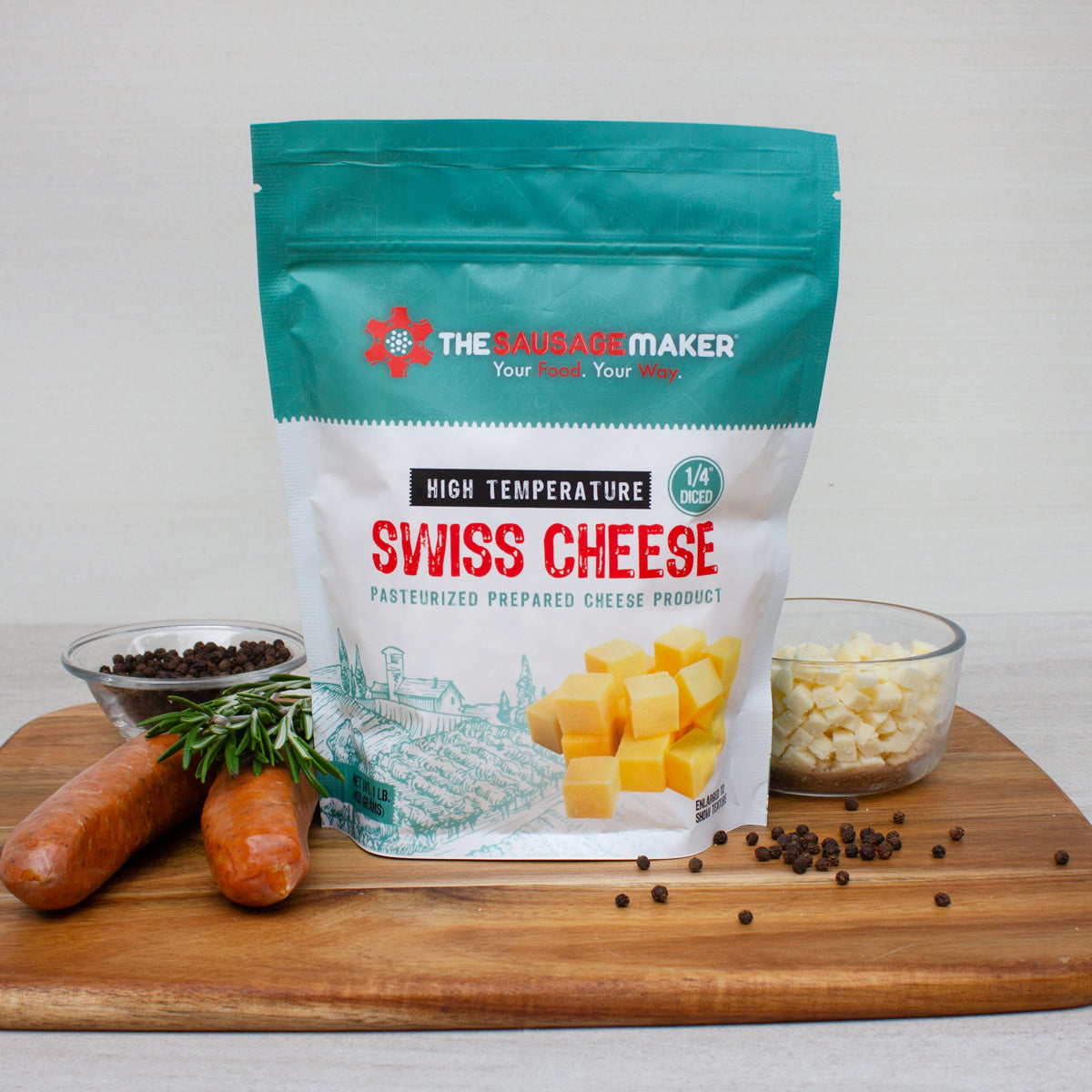 High Temp Swiss Cheese 1 lb - View 5