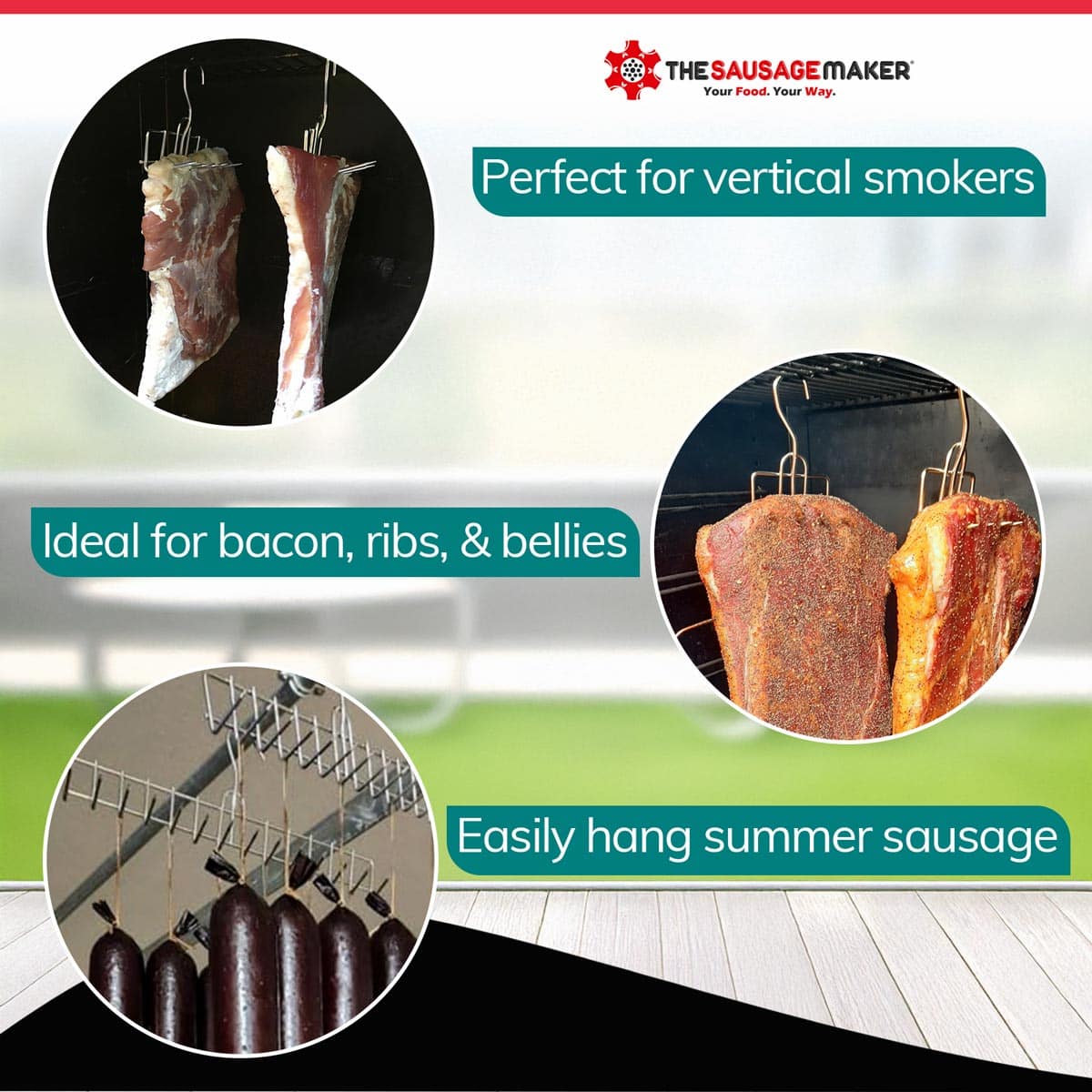Stainless Steel Bacon Hanger - View 5
