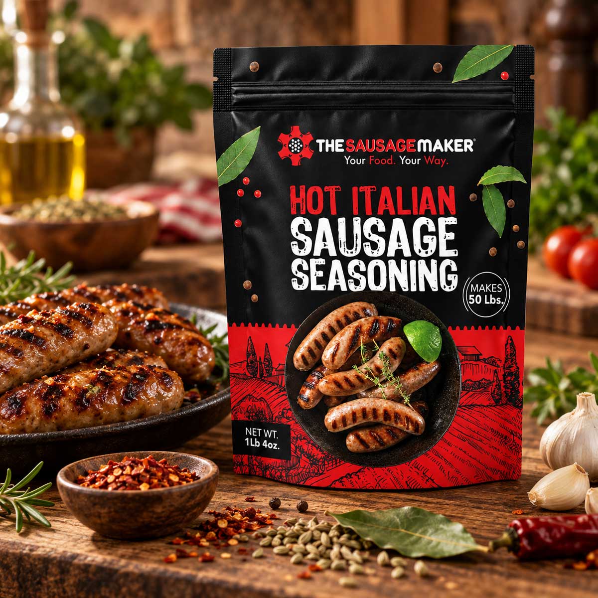 Hot Italian Sausage Seasoning 1lb 4oz - View 2