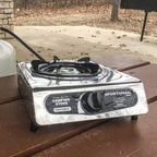 Single Burner Adjustable Camping Stove - View 6