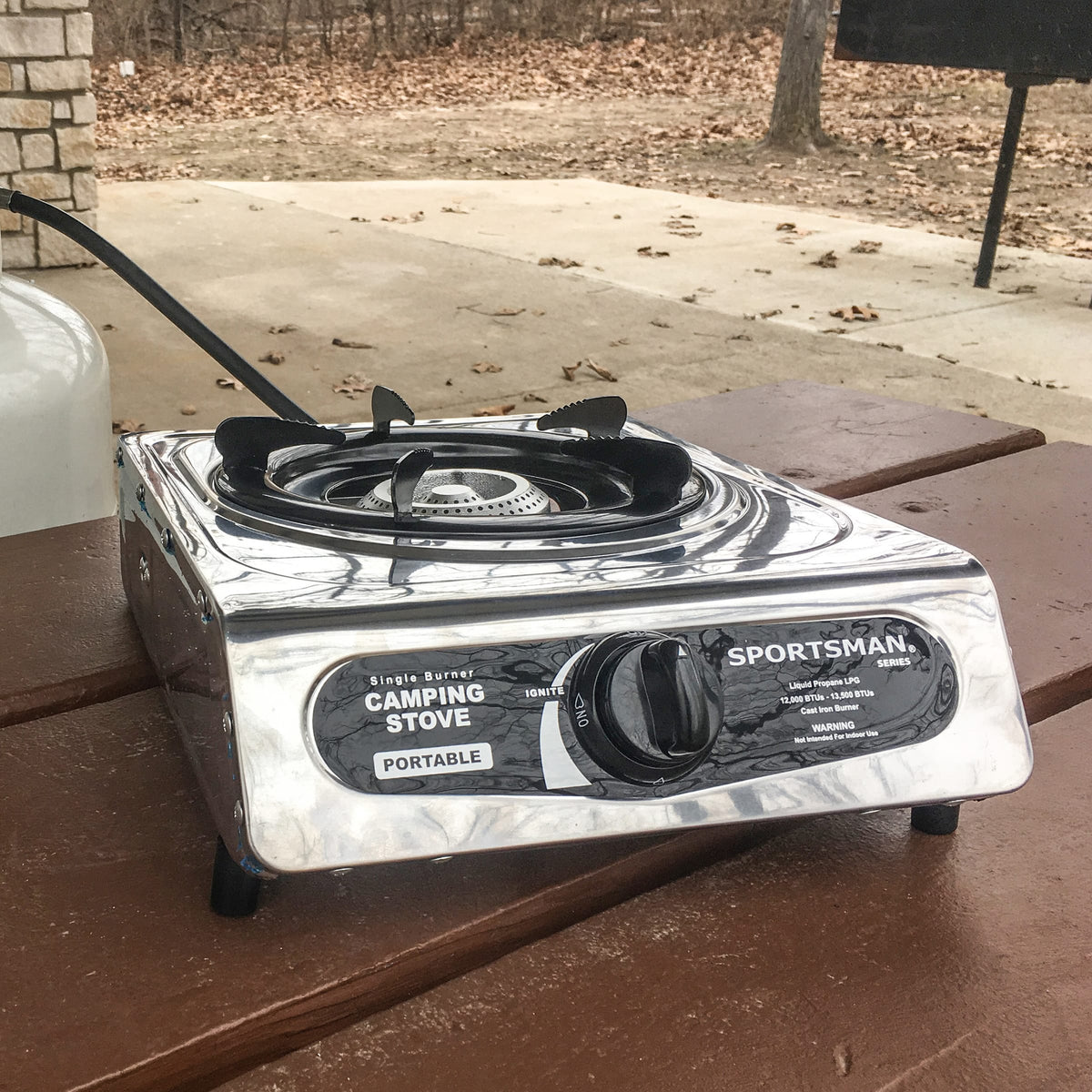 Single Burner Adjustable Camping Stove - View 6
