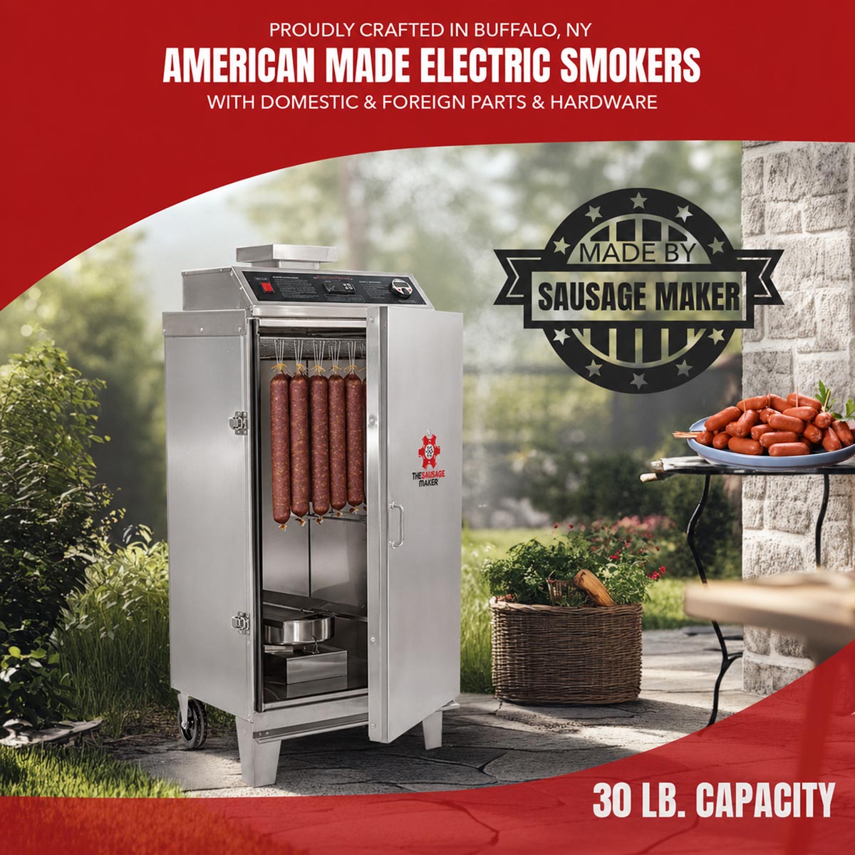 30 lb. Digital Smoker - View 2